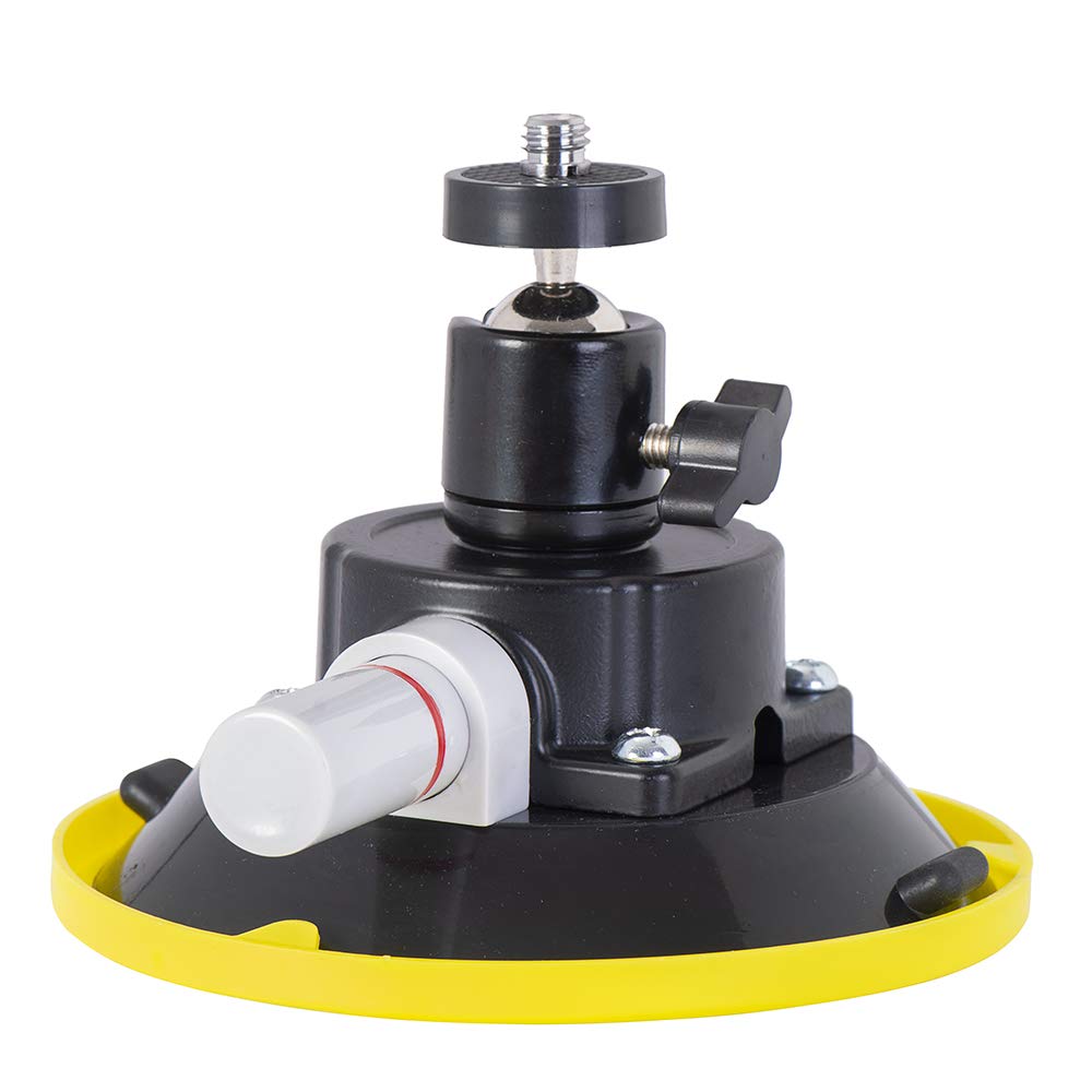Imt 4.5'' Suction Cup Camera Mount With 360 Ball Head, Air Pump Vacuum Suction Mount For Action Camera/Dslr/Camcorders/Phone, Ca
